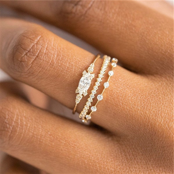 Women's Bridal Ring Sets Womens Ring Sets Black Tungsten Wedding