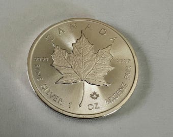本物の1965年カナダ銀貨（購入につき1年間有効） - Etsy 日本