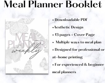 Meal Planner Booklet