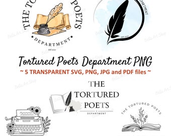 Tortured Poets Department PNG|TTPD SVG|Taylor Swift Poet|All's Fair In Love Poetry|The Eras Tour Merch|Swiftie|Digital Download