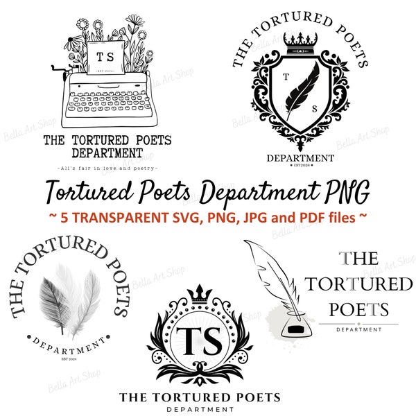 Tortured Poets Department PNG|TTPD SVG|Taylor Swift Poet|All's Fair In Love Poetry|The Eras Tour Merch|Swiftie|Digital Download