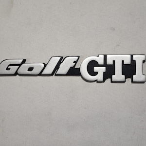 VW ゴルフ MK2 ゴルフ GTI リアバッジ エンブレム サイン ロゴ