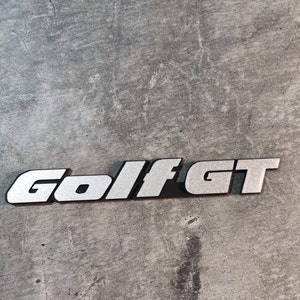 VW ゴルフ MK2 ゴルフ GT リアバッジ エンブレム サイン ロゴ