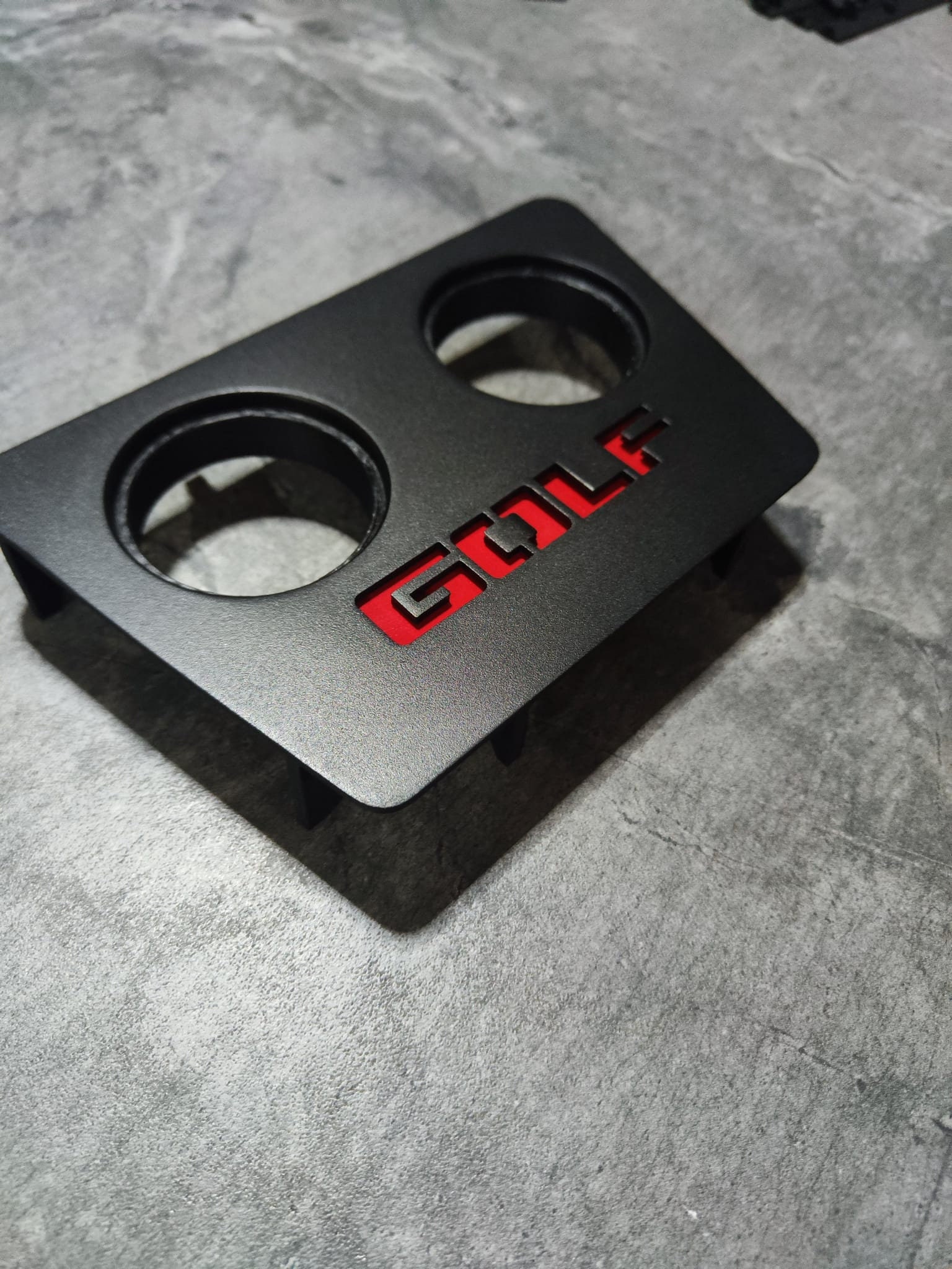 VW Volkswagen Golf 2 MK2 Center Console Gauge Pod Panel Holder VDO 52mm