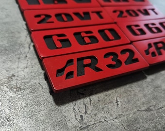 VW Golf MK2 Side Molding Lower Door Trim Emblem