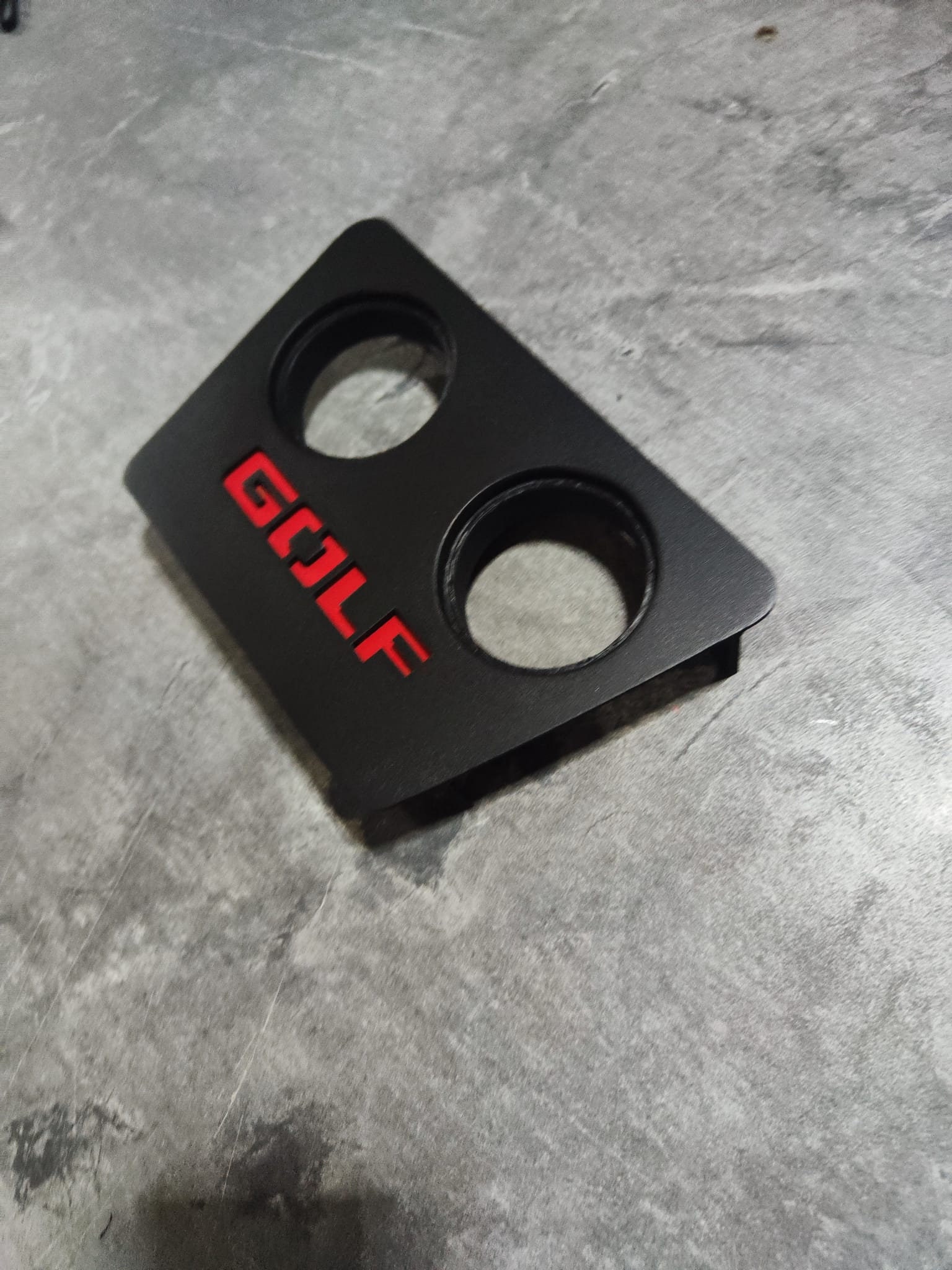 VW Volkswagen Golf 2 MK2 Center Console Gauge Pod Panel Holder VDO 52mm