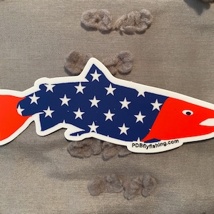 Steelhead oder Lachs Sticker