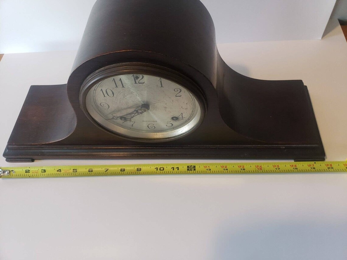Antique Herschede Mantel Clock Etsy