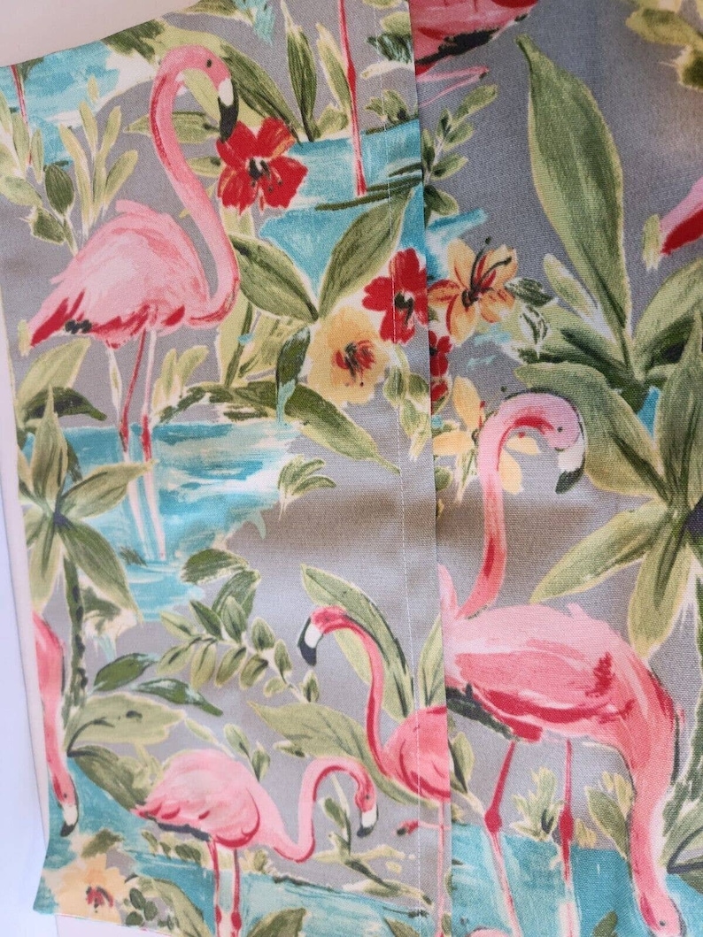 Tropical Flamingo Hibiscus Hawaiian Floral Pattern Print Premium Home Slippers main image 0