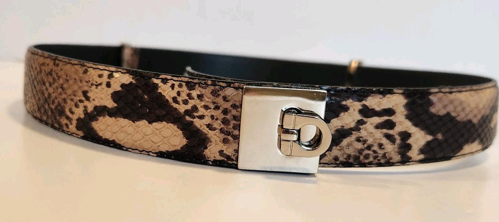 Via‎ Spiga Belt in Genuine Leather Made in Italy Via Spiga Snakeskin Belts for Women | Mercari main image 2