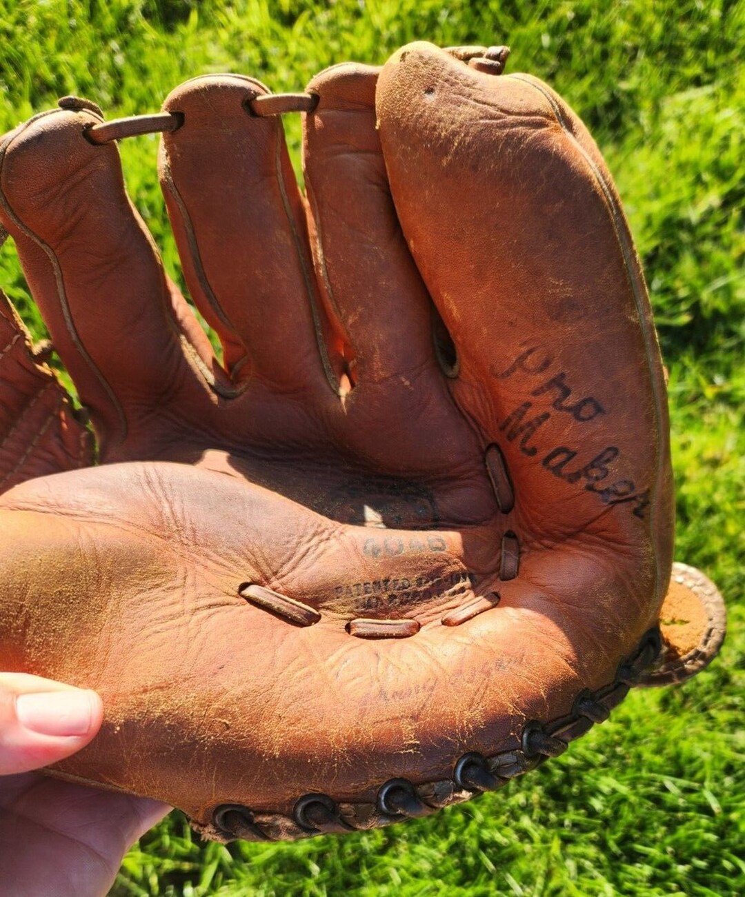 Mitaine de baseball vintage Denkert années 50 Catchers pour