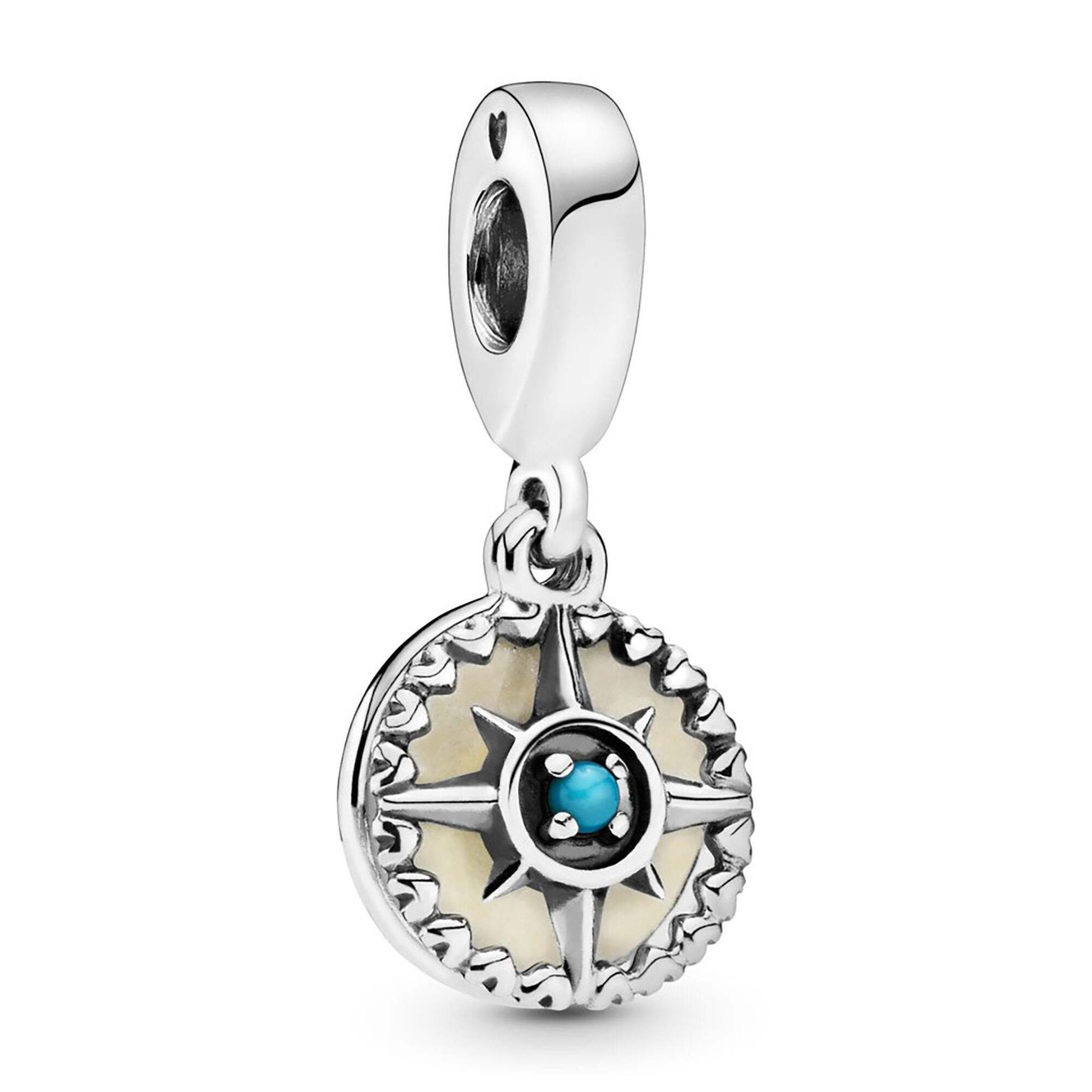 Blue Compass Rose Dangle Charm Pandora Charm Best Gifts Etsy