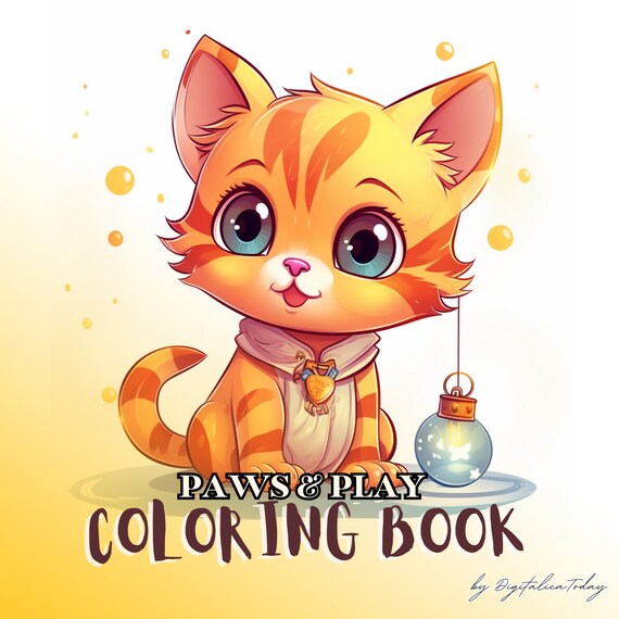 Kitty Coloring Book : Easy and Fun Cats Colouring Book for Kids