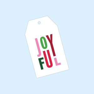 Joyful Printable Tags