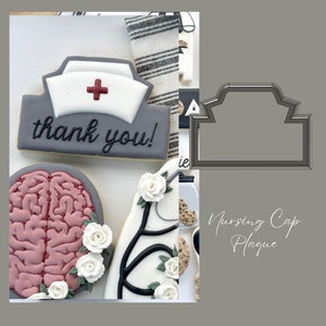 Nurse Cap Plaque - STL File