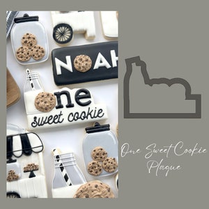 One Sweet Cookie Plaque - STL File