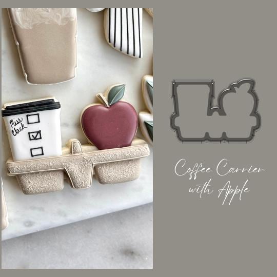 Coffee Carrier with Apple - STL File