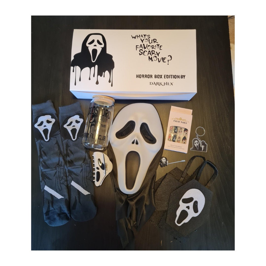 Ghost Face Halloween Gift Set With Personalised Gift Note - Etsy