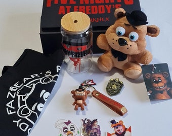 Five Nights At Freddy's Inspired Gift Box, FNAF, Halloween, Gift, Christmas