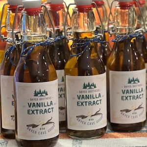 Organic Madagascar Vanilla Extract 8oz