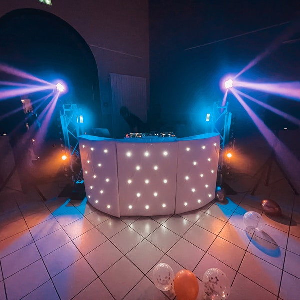 Cabine Dj Arrondie Led