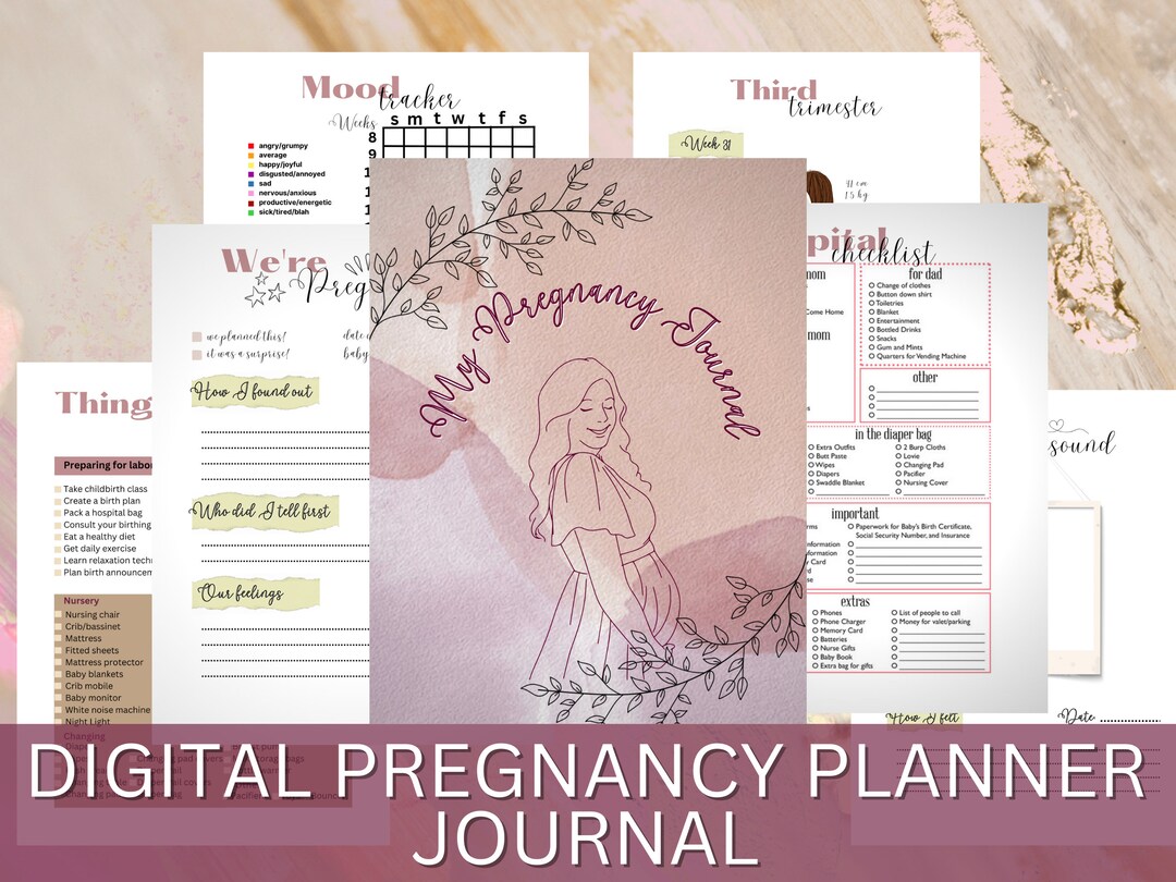 Printable Pregnancy Journal Pregnancy Memory Book Best - Etsy
