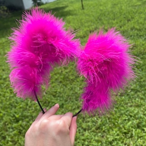Fluff kitty ear headband