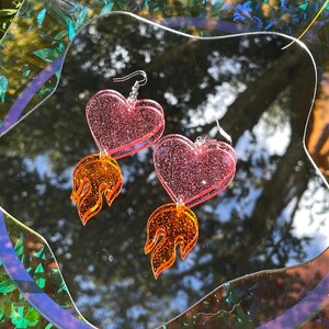 Hearts on fire earrings