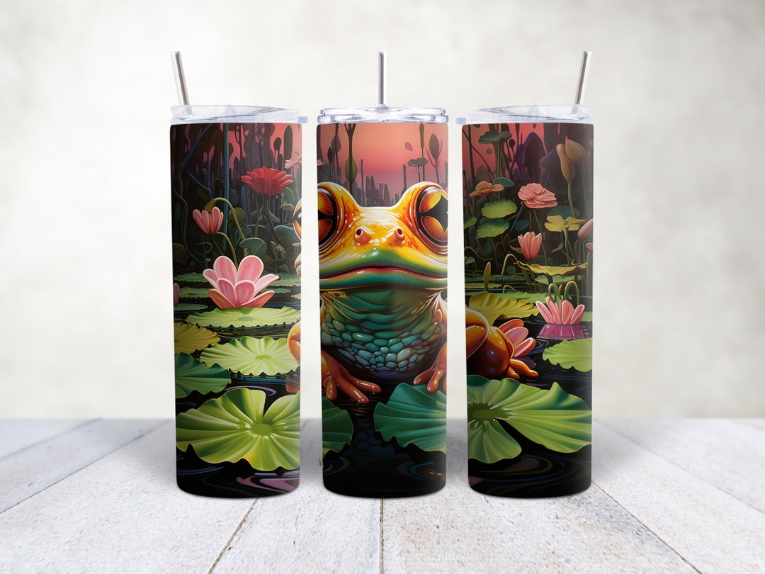 FROG TUMBLER Wrap Template 20 Oz Skinny Tumbler Sublimation - Etsy