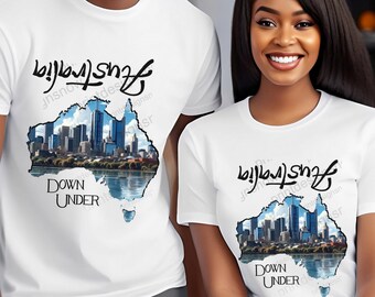 Australia Vacation T-Shirt, Aussie Souvenir Travel Group Shirt
