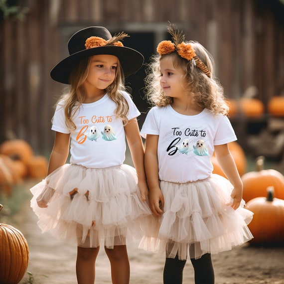 T-shirt Halloween Fantôme Boo Mignon Avec Citrouille – Design Coloré, Pour Enfants Et Adultes