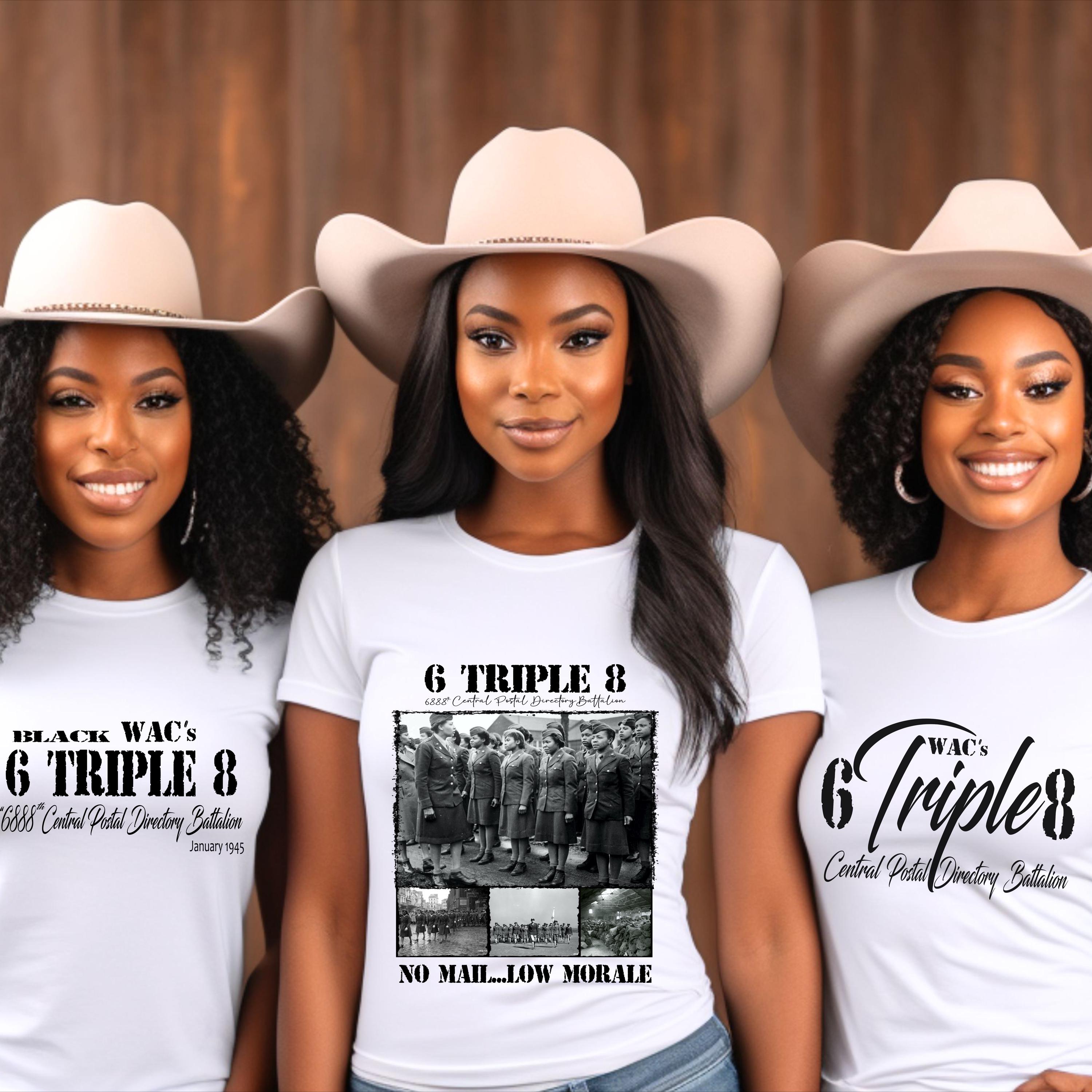 Six Triple Eight 6888th Battalion Tshirt, Celebrate Black History, WWII ...