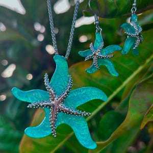 Starfish Earring and Necklace Set