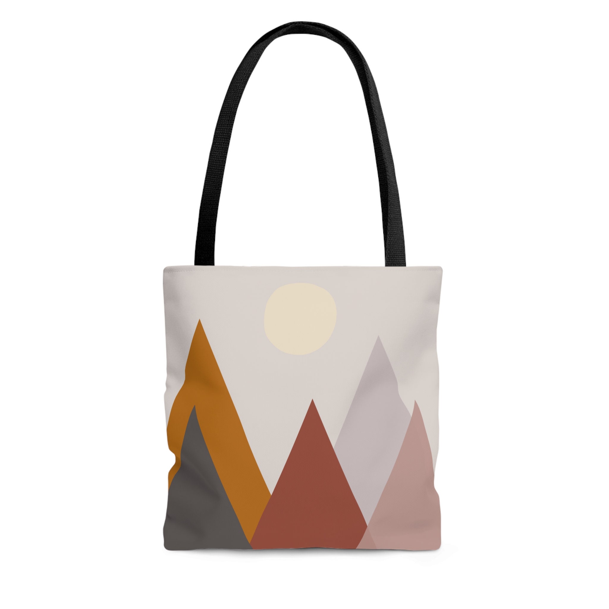 Large Capacity Geometric Print Tote Bag For Women, Suitable For