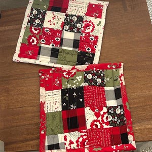 Christmas hot pads