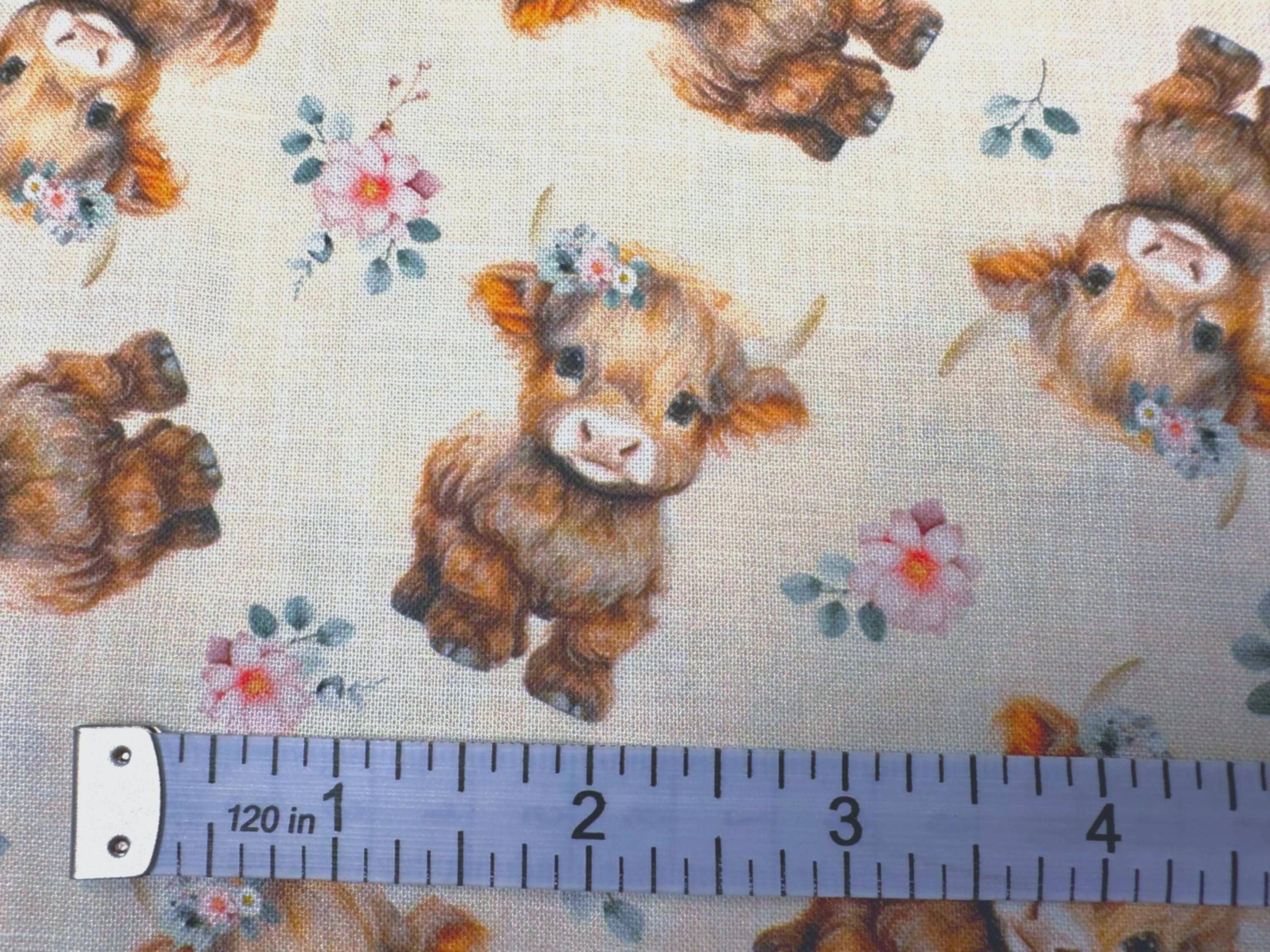 Highland Cow Fabric Timeless Treasures Quilt Cotton 4041 - Etsy
