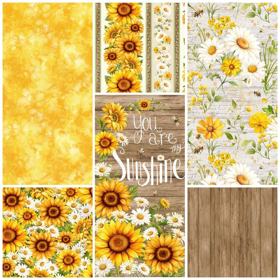 You Are My Sunshine 24" Panel Fabric Plus Coordinates Timeless ...