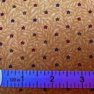 Fabric Tiny Calico Flowers on Tan Kansas Troubles Favorites 2 Moda Quilt Cotton 9414-11