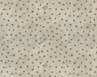 Fabric Bright Stars Americana Tiny Tan Stars Quilt Cotton Teresa Kogut Riley Blake Fabric 13106 Yardage Free Shipping Option