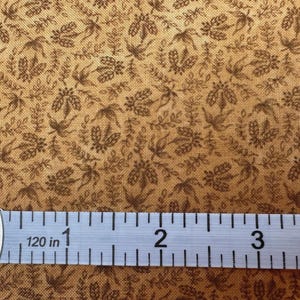 Fabric Wheat Leaf Clusters Tonal Tan Kansas Troubles Favorites Moda Quilt Cotton 9021-11