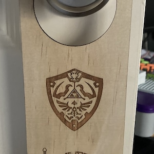 Zelda Tears of the Kingdom: Door Sign - Laser Cut File (Acrylic/Wood)