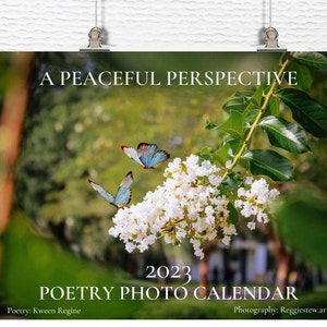 Una prospettiva pacifica Poesia Calendario fotografico 2023