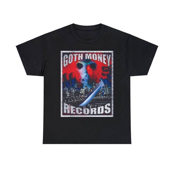 Goth Money Records Jason Logo T-Shirt Tee | Black Kray Sickboyrari Y2K