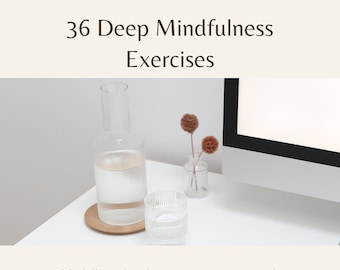 36 exercices de pleine conscience | Invites profondes | PDF imprimable