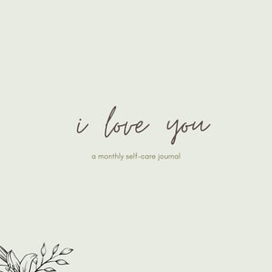 Monthly Self Care Journal | Self Love Journal | Mental Health Planner | Gratitude Journal | Mindfulness | Wellness | GoodNotes, Notability