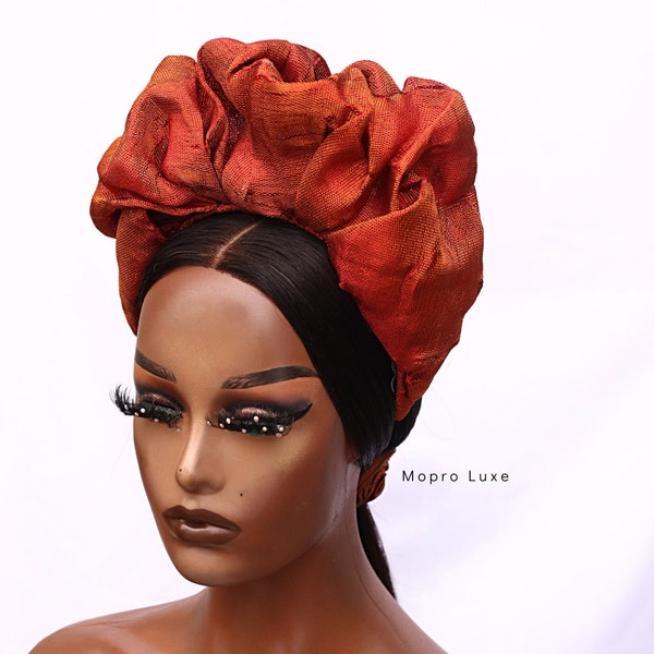 Asooke Autogele Nigerian Gele Asooke Headband Headwrap