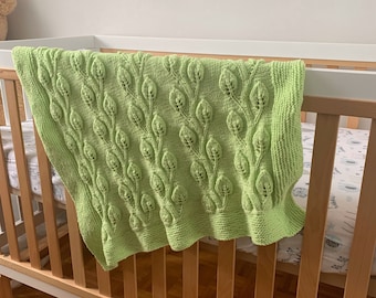 Pattern: Through the vine blanket (English and French)