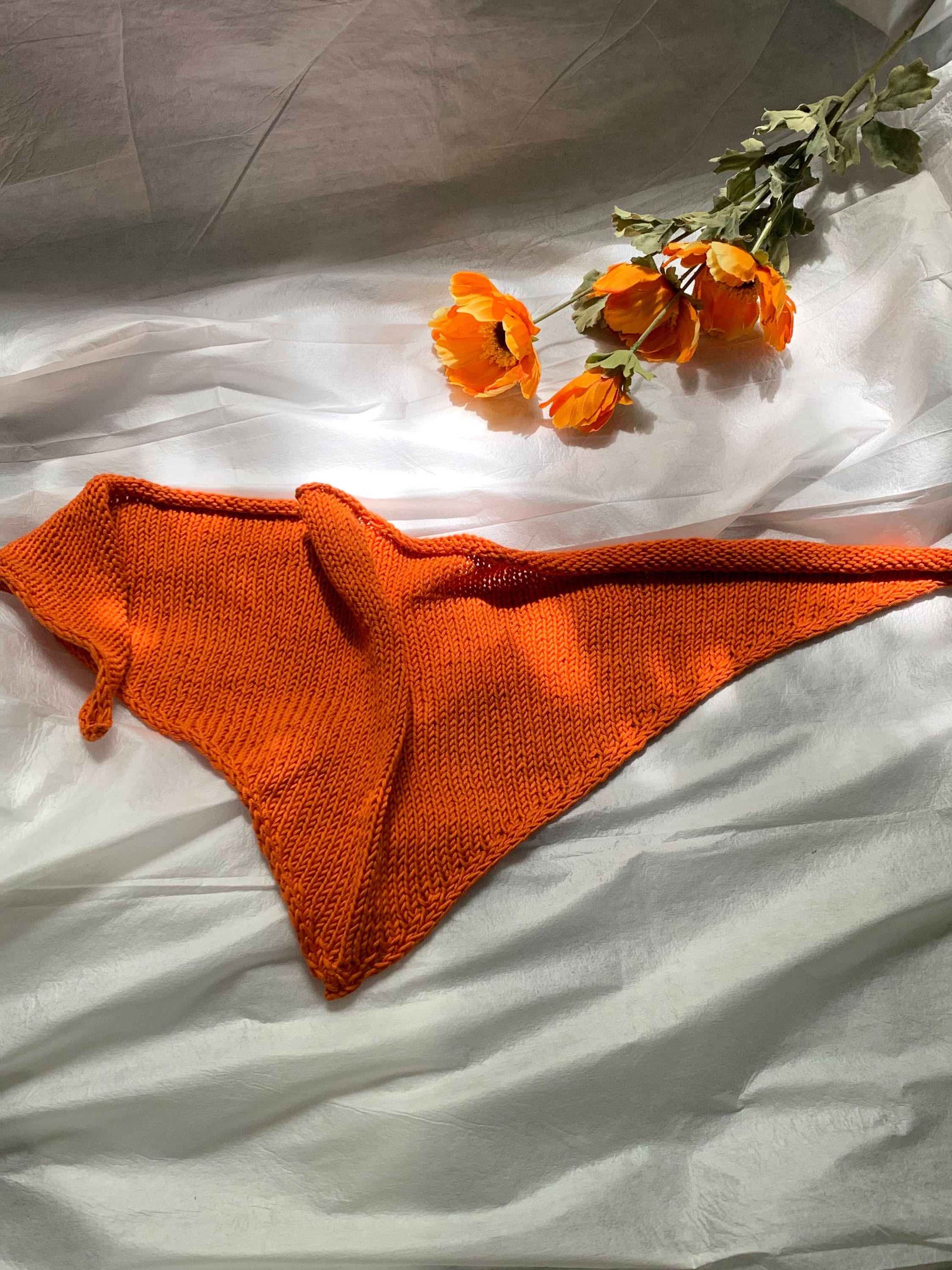 Knitted Bandana   Etsy