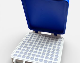 Mallette à munitions de 9 mm | Boîte de rangement de 100 munitions rondes | Organiseur de recharge durable