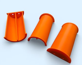 Dérouleur de ruban adhésif imprimé en 3D : organiseur mural